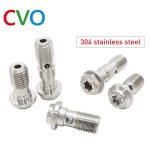 CVO 범용 드레인 오일 스크류 오토바이 배기 스크류, 밴조 볼트, 브레이크 켈리퍼, 튜빙 호스, 마스터용, M10 1 0, 25mm : 정말슈퍼상점