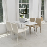 J1276 세라믹 라운드 4인 식탁 세트 1400 : 민쓰상점