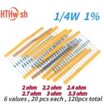 120PCS 14W 1 자동차 에어백 수리 저항기 키트 2R 2ohm3.3ohm : 유진종합상사15