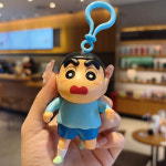 G1545 짱구는 못말려 키링 열쇠고리 귀여운 정품 선물 미니 짱아 유리 부리부리 파자마 : 쿠마네상점