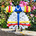 양말목 공예 명절 설날 추석 색동 한복 위빙 받침대 업사이클링 만들기 키트 / DIY 전통의복 전통감성 가을 행사 수업교구 소품 인테리어 한가위... 