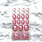 [고전문구] 헬로키티 꽃 키티 스티커 H7301 : 두근두근바스켓