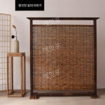 칸막이 파티션 가벽 무타공 인테리어 가림막 공간분리 주방 원룸 식당 타공판 레트로 1.8m x 1.5m : 에잇:포