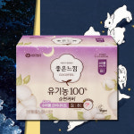 좋은느낌 유기농 순면커버 수퍼롱 오버나이트 8매 1팩 : 톰앤마켓