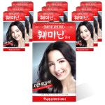 동성 훼미닌실키 약국판매 염색약 새치염색 멋내기용 60g, 87호 자연흑갈색, 10개 : 헬시링크