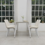 J1271 세라믹 사각 4인 식탁 세트 1400 : 민쓰상점