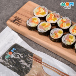 완도맘 두번 구운 김밥김 100매 잘안터지는 프리미엄 김밥김 : 완도맘