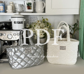 [PDF패턴] [BAG] 933.덤덤 도트백 패턴 : 허허패턴