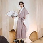 두루마기 선비옷 남자 산신제 의상 사극 도포 제사옷 핑크 : 바빛