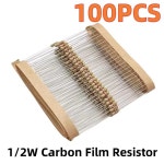100PCS 12W 탄소 필름 저항기 5 1R 47K 옴 : 유진종합상사15