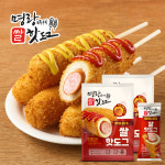 2팩 쌀, 850g, 2개 : 명랑핫도그