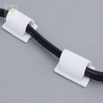 미나픽 화이트 케이블 선 정리기 6p 충전기선정리클립 콘센트선정리 데스크전선정리 : 미나픽