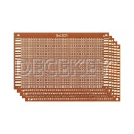 아두이노용 범용 PCB 인쇄 회로 기판 노란색 단면 보드 9x15cm 5 개 : 유진종합상사15