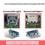 타입 여성형 SMD 포트 납땜 SMT 도구 PCB DIY 5핀 USB 타입 10개 수리 소켓 커넥터 어댑터 충전 A : 머시마켓22호점