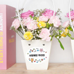 원예수업 계절 꽃꽂이 만들기 ( 생화 원예 학부모 참여 수업 ) 블로미 : 블로미