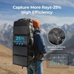BougeRV 100W 섬유유리 휴대용 태양광 패널, 휴대폰용 USB 출력이... 충전기, 277Wh/173Wh/JuiceGo 240Wh 발전소와 호환, 캠핑, : 럭클