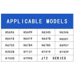 J12 시리즈 H5696 5699 6345 6346 6418 6419 6478 6501 6755 7121용 더블 돔 사파이어 크리스탈 라운드 글래스 시계 크리스탈 부품... 