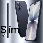 JETech 제이이테크 슬림핏 아이폰17 케이스 카메라렌즈 풀보호 매트 TPU 얇은 충격방지 딥블루 Black : 프라임스피어