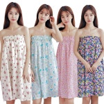 마사지샵 사우나 탈의실 산부인과 가운 목욕가운 피부관리샵 튜브탑 /상큼한 녹색 헤징 : 다솜21