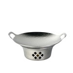 바람막이 캠핑 버너 접이식 경량 부탄 가스 미니 방풍스토브 백패킹 강염 A형 실버21cm 편수냄비 : 조인조이