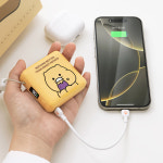 [카카오프렌즈] 춘식이 고속충전 미니 보조배터리 10,000mAh 대용량 배터리 얼굴 : PEN and PAPER