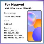 6 63인치 화웨이 Y9A LCD 디스플레이 터치 스크린 디지타이저, 아너 X10 5G FRL 22 23 L22 L23 TEL AN00 용 화면 : 트라비아05