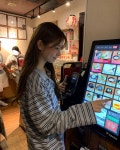 [MUNIATE/무니에트] 세일 그레이 당일 ounce 온스 본 스트라이프 카라 티셔츠 긴팔 코튼 t : MUNIATE