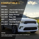 611-330 24pcs M14x1.5 크롬 OEM 팩토리 스타일 러그 너트 22MM 헥스, 11-22 그랜드 체로키, 05-19 300, 11-20 닷지 듀랑고 및... 