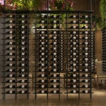 레스토랑 와인 장식장 벽진열대 와인렉 다이닝 술 1. 3줄 116 검정 : 제이뉴욕