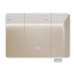 화장실 수건함 욕실수납장 욕실상부장 무드 화이트 60 세면대장 일반 전면거울 코너 1 화이트40CM일반원호거울장 종이홀 : 쿠베리shop