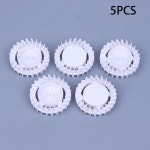 4.4cm 화이트 팬 임펠러 5개, 터보팬 원심 모터 블레이드, 목걸이형 선풍기, 헤어 드라이어, 냉장고 : 포리식스코퍼레이션