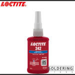 록타이트 242 중강도 나사 고정제 볼트 혐기성 연청 청색 50ml : 솔더링스토어