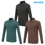 [스팍스]남성 스몰로고 스트라이프 약기모 긴팔 카라 티셔츠 SO3MTS081 : 디즈니골프 남양주점