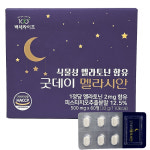 굿데이 멜라시안 60정 2개월분 식물성 멜라토닌 2mg 함유 피스타치오 추출 : 디와이티 DYT