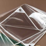 투명 방수천 대형 방수포 타포린 방수 방풍 PVC 메쉬 천막 : 윤앤율마켓-1