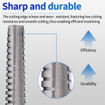 EiMoGe 1PCS 왼쪽오른손 사다리꼴 탭 ACME 14-16 38-12 716 12 58 34 78 1116 1-8 1-7 1 2 : 유앤오01