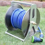 정수관 보관대 정원 호스 가정용 고압 자동차 파이프 릴 : 수길유통