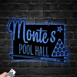 LED 조명이 있는 맞춤 당구장 금속 간판 문자 스포츠 이름 네온 월 장식 A1 MSN74 1 Acoustic Guitar A1 MSN7 : 주니안스토어1028