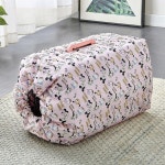 강아지 케이지 덮개 케이스 보온덮개 캐리어 이동장 커버 켄넬 공항 방수 바람막이 : 아모르직구다