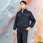 유니보스 UBS 1493 겨울 작업복 패딩 점퍼 : 오렌지작업복