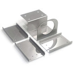 알루미늄판 5T AL 레이저 절단 절곡 가공 제작 10x10 : 38공작소