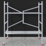 이동식 아시바 스케폴딩 사다리 우마 비계 작업대 PT 고소 발판 공사장 : 아모르직구다