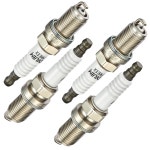 BDFHYK 4 이리듐 스파크 플러그 세트 시빅 호환, 폭스바겐 파사트 골프 제타 시로코 1 6L 8L 2 0L 엔진 교체용 BKR7EIX 2551 SP1011... 