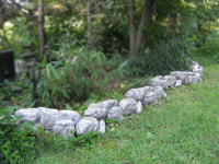 꼬모가든 인조바위 경계석 돌담 울타리 정원 데코 화단 테라스 꾸미기 자연감성 가든테리어 : 꼬모가든