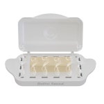 버터보관함 사우나 플립탑 뚜껑과 어울리는 나이프 스팀 파워 연화 접시 스틱 2개 유럽 테이 : 포레스트웨이