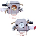 허스크바나 카브레터 340 345 346XP 350 351 353 ZAMA C3-EL32용 2연료 라인 : 티허브