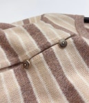 수입 명품 여자 울 스트라이프 가디건 니트 하객의류 간절기 d3009 : 차도우