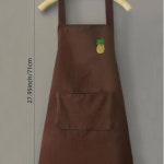 호환 무지개 선인장의 귀여운 만화  버전 로고 프린팅 가능 홈 남성 및 여성 주방 스팟 방수 내유성 앞치마 : 스팟쿡