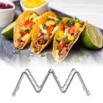 스틸 쉘 스탠드 랙 트럭 트레이 세트 금속 홀더 2~3 토르티야 전기 분해 플레이트 오븐 그릴 에어 프라이어 안전 베이킹 파티 전자레인지 : 묵스바잉