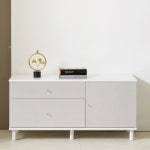 H5220 2단서랍 우측도어형 콤비서랍장 1000 거실 주방 다용도수납장 이케아 : 깔꾸미프렌즈